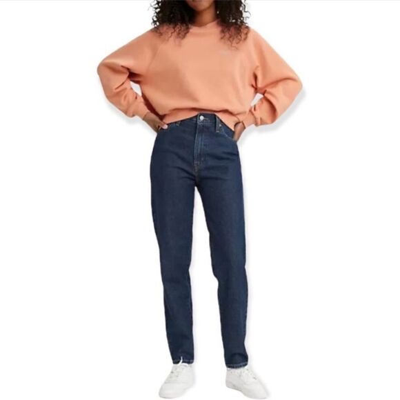 LEVI'S High Waisted Mom Jean Eco Ocean Wash 26 - Picture 1 of 9